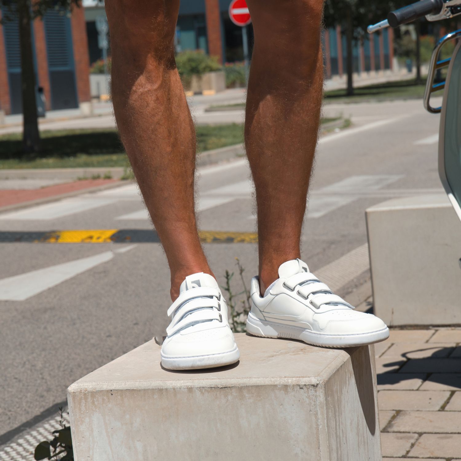 Barefoot Sneakers Barebarics Zing Velcro - All White - Leather.
Anatomische Form - Der Schuh respektiert die Form der Füße.
Mehr Info
Typ: Straßenschuhemodernes urbanes Designentworfen und handgefertigt in der Europäischen Unionausgezeichnete Haltbarkeit und Farbechtheit der Materialienerhältlich in den Größen 36-47 (europäische Maße)