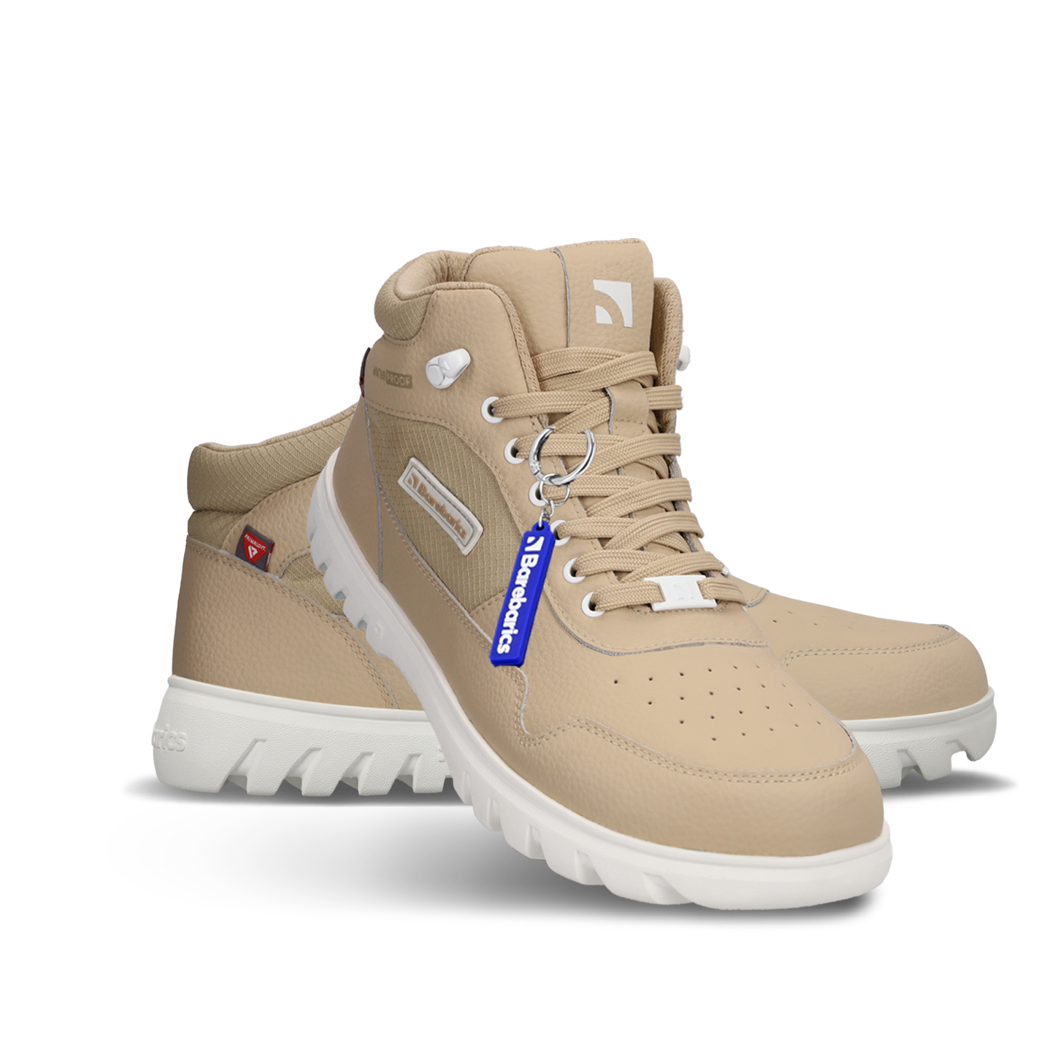 Barfußschuhe Barebarics UrbanEdge - Beige.
Barfußschuhe ahmen das Barfußgehen perfekt nach, so wie es die Natur vorgesehen hatwasserdichte, dampfdurchlässige Membran (jedes Paar besteht einen Wasserfestigkeitstest)Die Barebarics PowerGrip-Außensohle verfügt über ein Profil, das den Gang unterstützt und ein Ausrutschen verhindertDie verwendete Primaloft-Technologie ist das absolute Spitzenprodukt im Bereich der WärmeisolierungBarebarics-Logo auf dem Schuh, den Haken, den Schnürsenkeln und der SohleTaschenzunge sorgt für leichtes Anziehen und verhindert das Eindringen von Schnee oder SchmutzUnisex-Barfußschuhe für die kältesten Tagefür maximalen Komfort empfehlen wir die Kombination mit Baumwollsocken
Vorteile von Barfußschuhen:
flexible SohleZero Drop: Ferse und Zehen in einer Ebene für eine korrekte Haltunggeräumige Zehenbox für Ihre ZehenLeichter Schuh