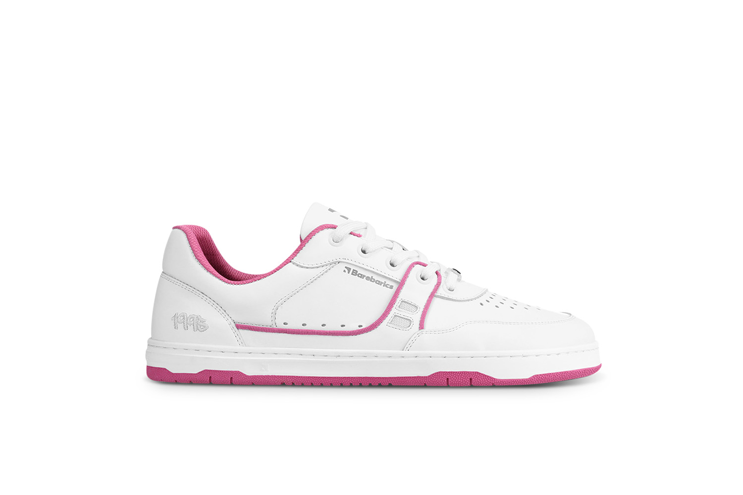 Be Lenka Barebarics Arise White/Raspberry Pink Barfußschuhe EU Größe: 41, Innenschuhlänge: 262, Innenschuhbreite: 100